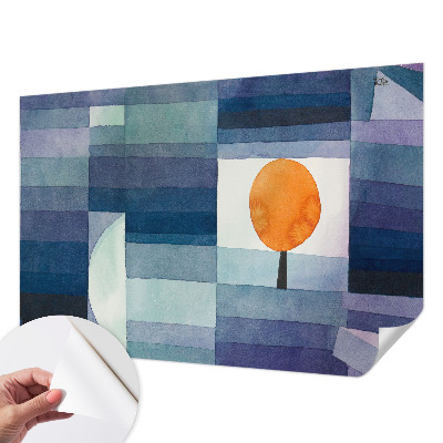 3D fotobehang met een abstracte boom