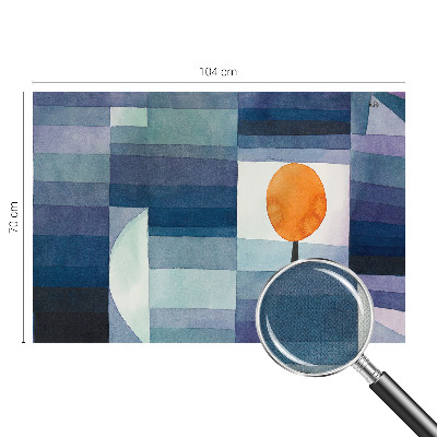 3D fotobehang met een abstracte boom