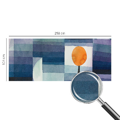 3D fotobehang met een abstracte boom