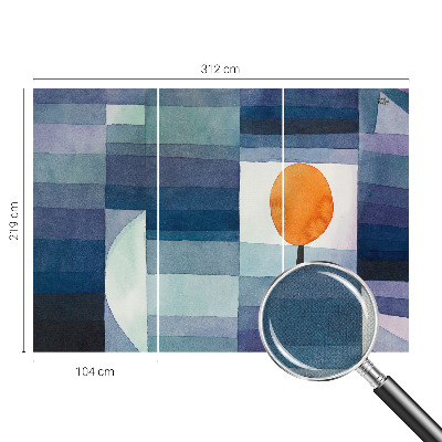 3D fotobehang Abstracte boom