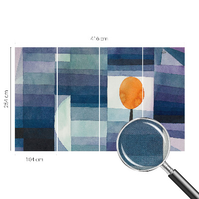 3D fotobehang Abstracte boom