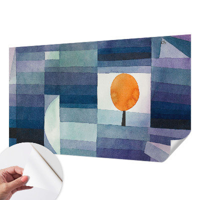 3D fotobehang met een abstracte boom