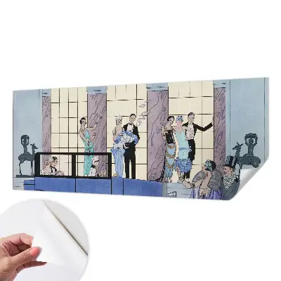 Foto behang voor de kinderkamer met art-decomotief