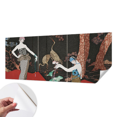 Fotobehang voor kinderkamer met een elegante scène