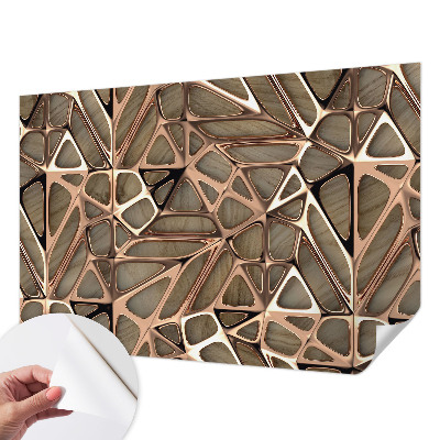 Fotobehang babykamer met een geometrisch patroon