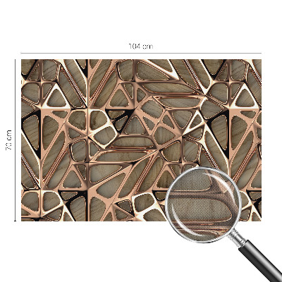 Fotobehang babykamer met een geometrisch patroon
