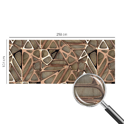 Fotobehang babykamer met een geometrisch patroon