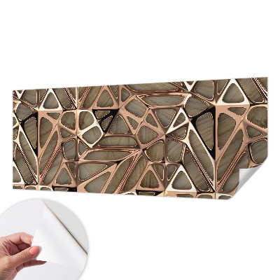 Fotobehang babykamer met een geometrisch patroon