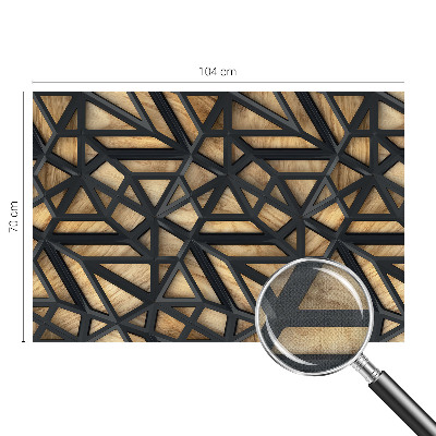 Fotobehang tienerkamer Geometrische verbinding