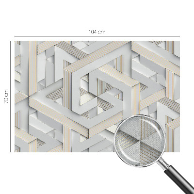 Zelfklevend fotobehang Illusoire vormen