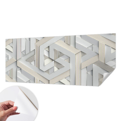 Zelfklevend fotobehang Illusoire vormen