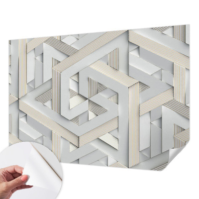 Zelfklevend fotobehang Illusoire vormen