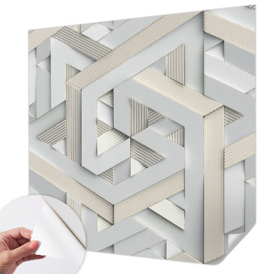 Zelfklevend fotobehang Illusoire vormen