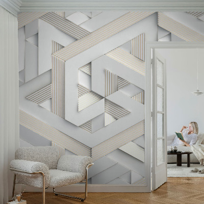 Zelfklevend fotobehang Illusoire vormen