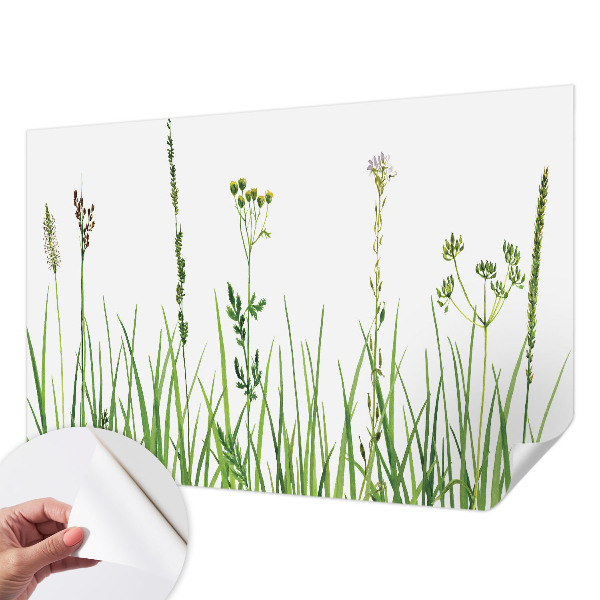 Fotobehang kinderkamer met een subtiel floramotief