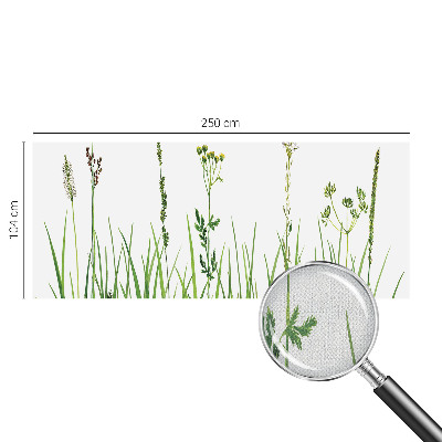 Fotobehang kinderkamer met een subtiel floramotief