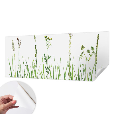 Fotobehang kinderkamer met een subtiel floramotief