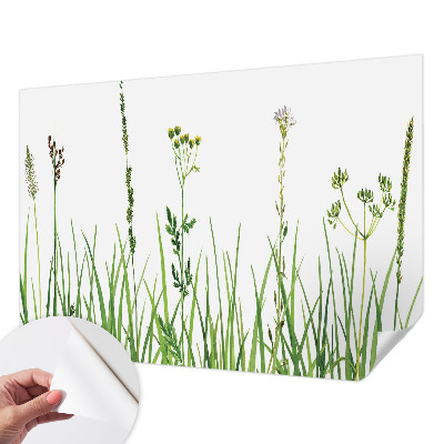 Fotobehang kinderkamer met een subtiel floramotief