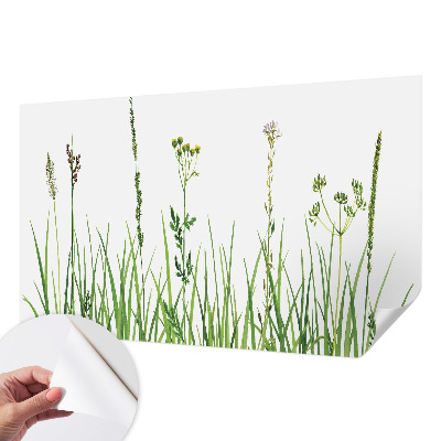 Fotobehang kinderkamer met een subtiel floramotief