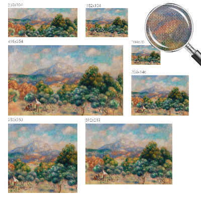 Foto behang voor de keuken Berglandschap