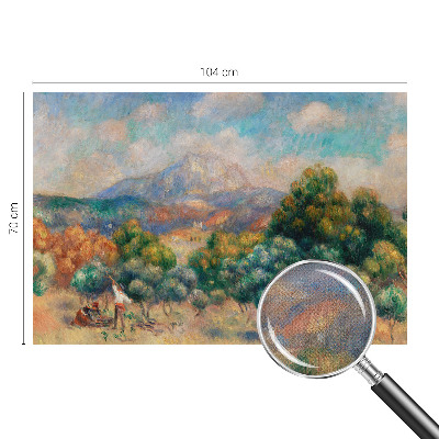 Foto behang voor de keuken Berglandschap