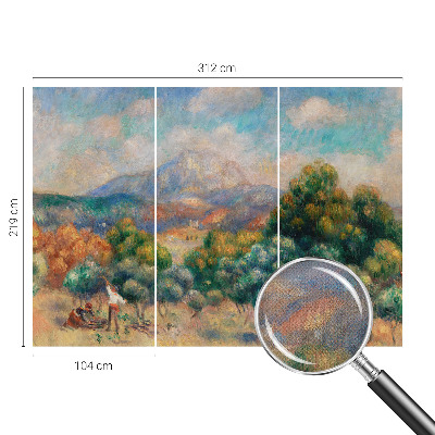 Foto behang voor de keuken Berglandschap