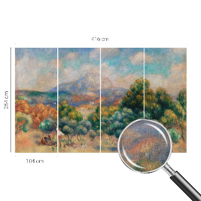 Foto behang voor de keuken Berglandschap