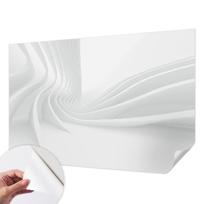 Fotobehang voor de kinderkamer met een patroon van vloeistofleidingen