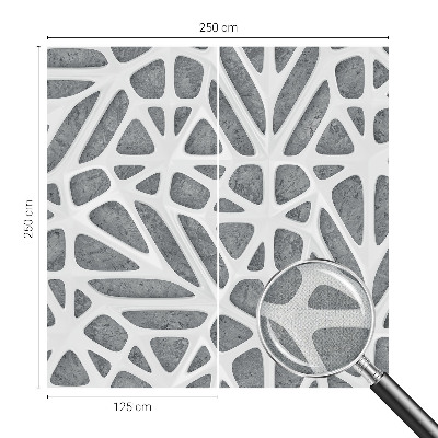 Zelfklevend fotobehang Geometrisch netwerk