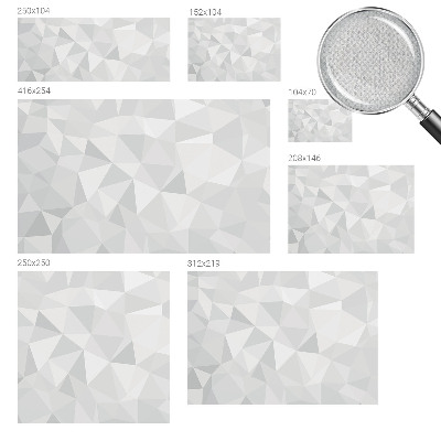 Fotobehang zelfklevend Driehoekig mozaïek