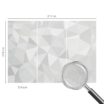 Fotobehang zelfklevend Driehoekig mozaïek