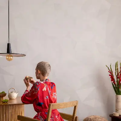 Fotobehang kinderkamer met een abstract patroon