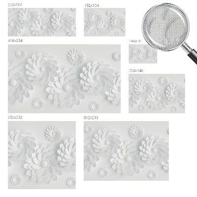 Foto behang voor de kinderkamer Bloemige elegantie