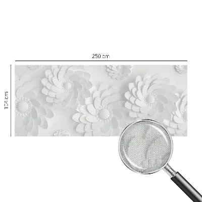 Foto behang voor de kinderkamer met een bloemendig patroon voor een elegante uitstraling