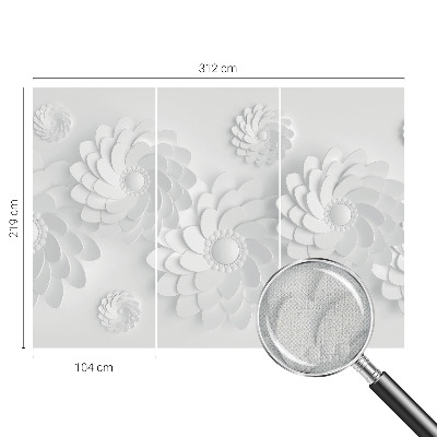 Foto behang voor de kinderkamer Bloemige elegantie