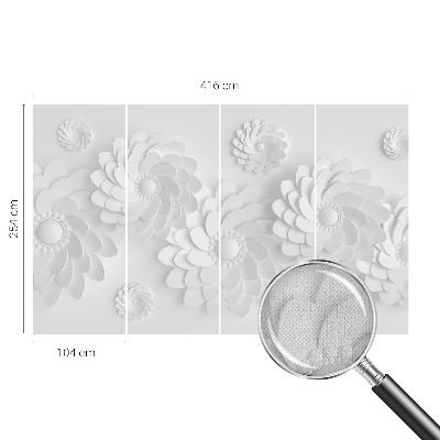 Foto behang voor de kinderkamer Bloemige elegantie