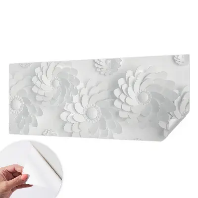 Foto behang voor de kinderkamer met een bloemendig patroon voor een elegante uitstraling