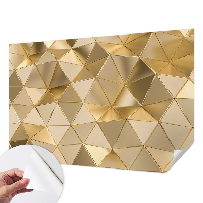 Fotobehang voor de kinderkamer met een patroon van driehoeken