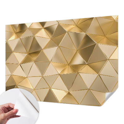 Fotobehang voor de kinderkamer met een patroon van driehoeken