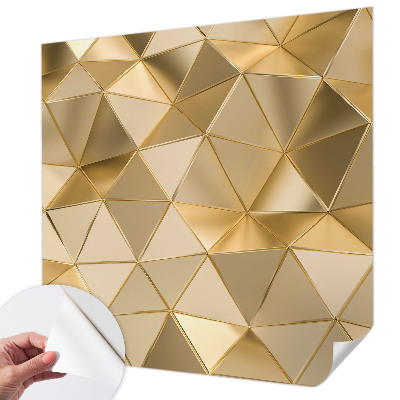Fotobehang voor de kinderkamer met een patroon van driehoeken