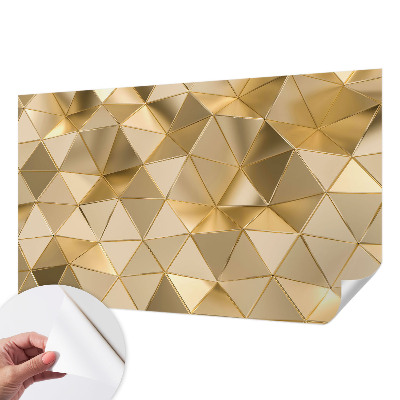 Fotobehang voor de kinderkamer met een patroon van driehoeken