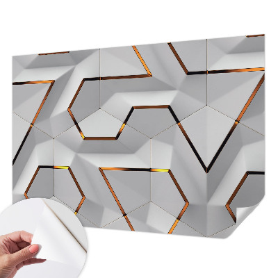 Fotobehang babykamer Driedimensionale patronen