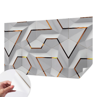 Fotobehang babykamer Driedimensionale patronen