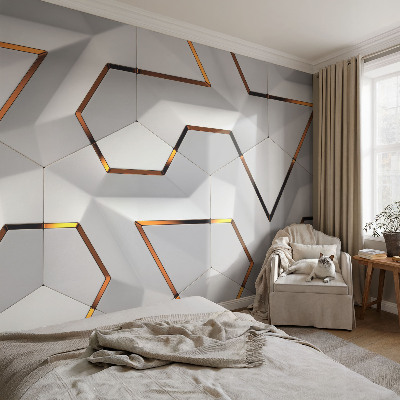 Fotobehang babykamer Driedimensionale patronen