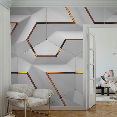 Fotobehang babykamer Driedimensionale patronen
