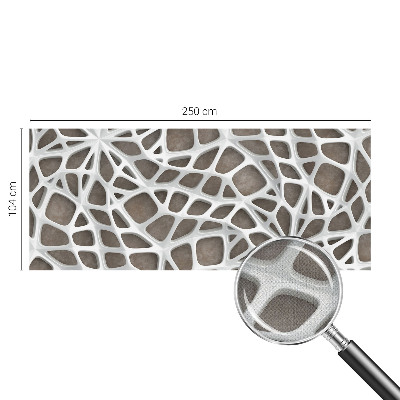 Foto behang voor de keuken Geometrisch netwerk