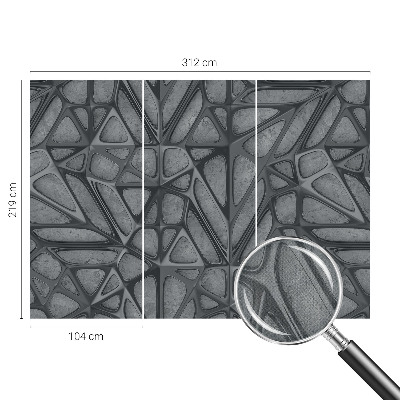 Zelfklevend fotobehang op maat met geometrische patronen