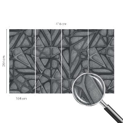 Zelfklevend fotobehang op maat met geometrische patronen