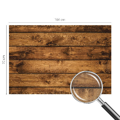 Zelfklevend fotobehang met print van houten planken