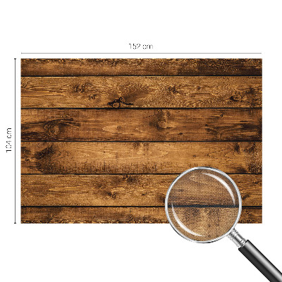 Zelfklevend fotobehang met print van houten planken